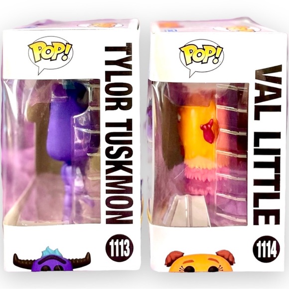 🆕 2 FUNKO POP! FIGURES - MONSTERS AT WORK - TYLOR TUSKMON + VAL LITTLE ~ Disney - Picture 5 of 9